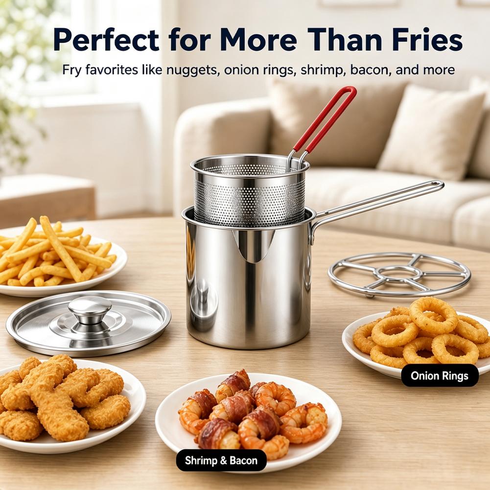 Deep Fryer Stainless - Garnek do smażenia w głębokim tłuszczu