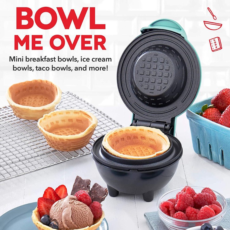 Ice Cream Maker Electric - [OKAZJA] Elektryczna maszyna do robienia wafelkowych