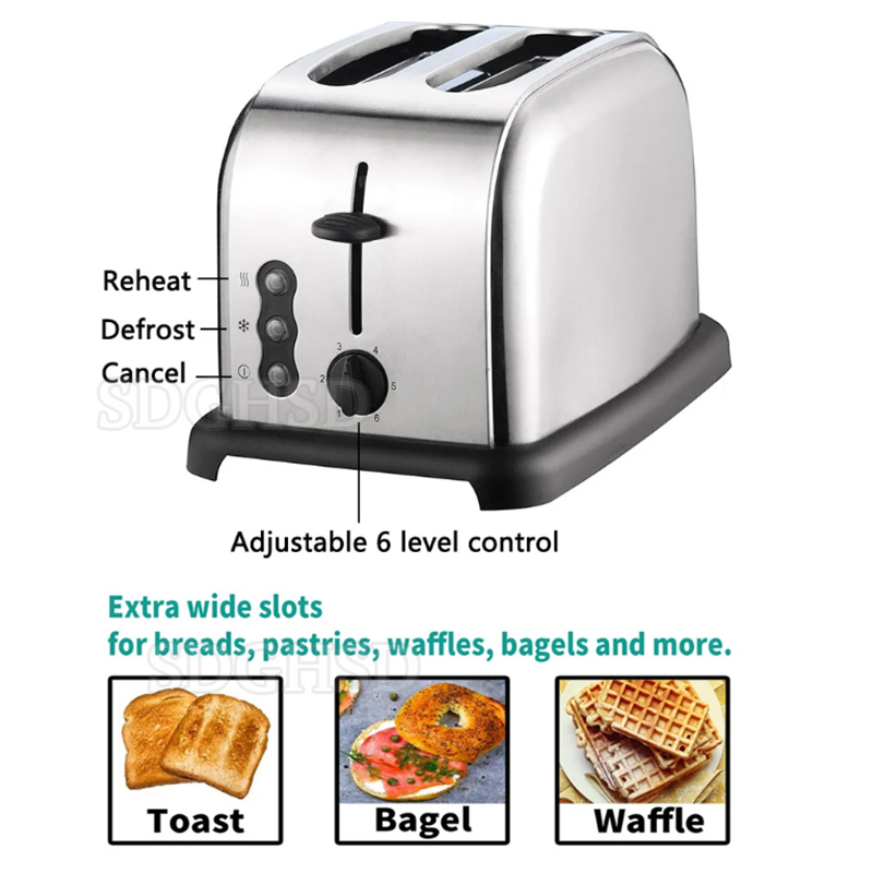 Toaster 4 Slice - Toster elektryczny do użytku domowego na