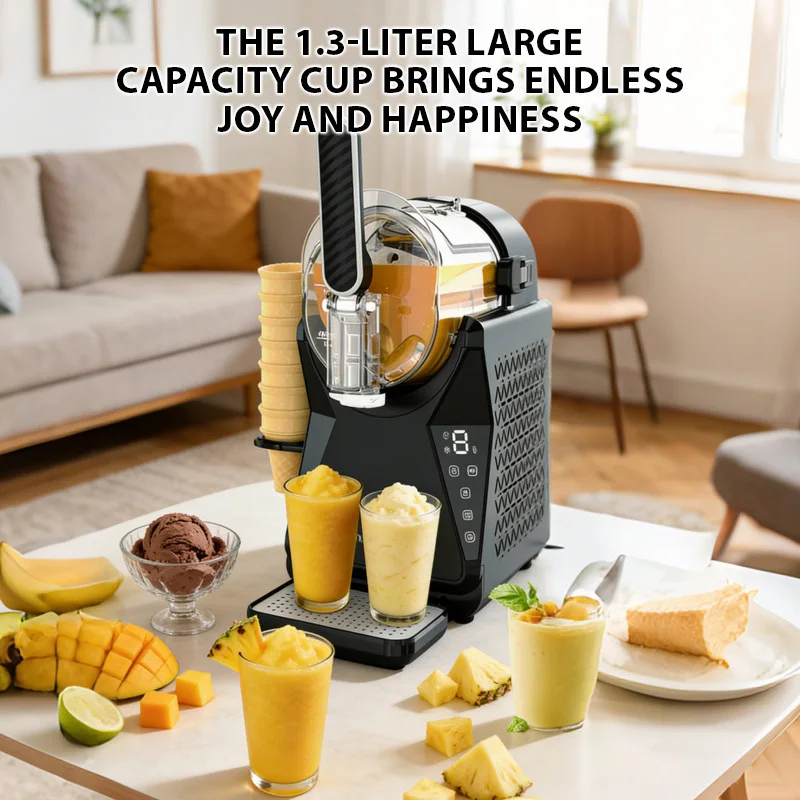 Ice Cream Maker Electric - Profesjonalny blender do smoothie o pojemności