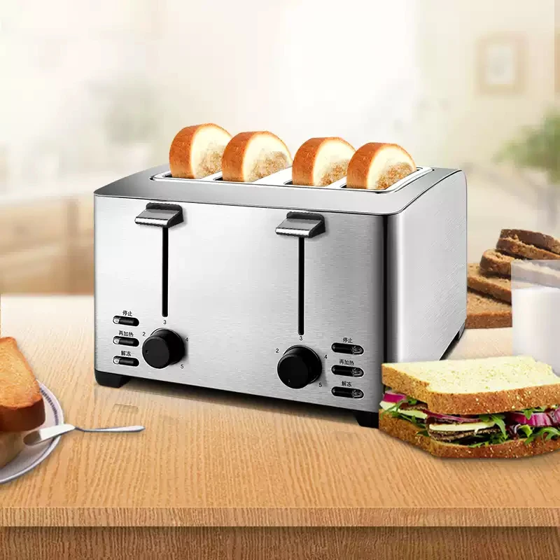 Toaster 4 Slice - Toster ze stali nierdzewnej na 4