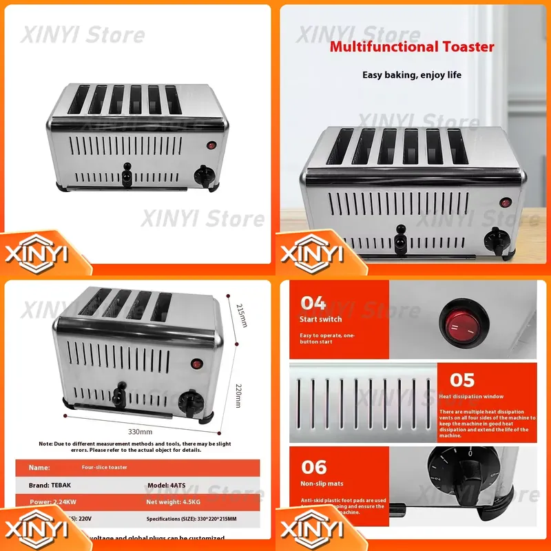 Elektryczny opiekacz do chleba – Toaster 4 Slice recenzja i cena