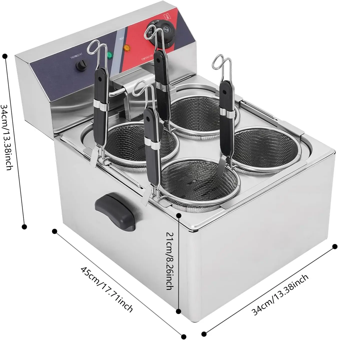 4 Holes Commercial Pasta Cooke – Pasta Machine Electric recenzja i cena