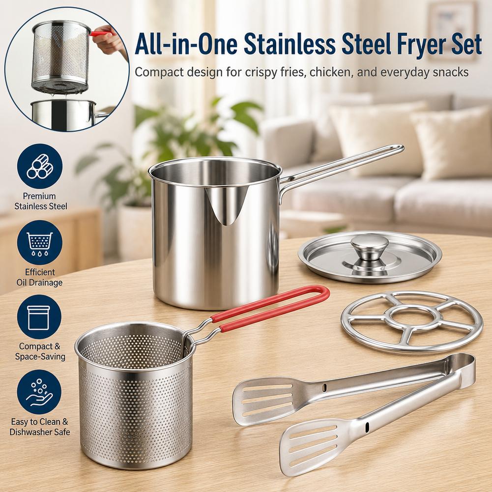 Garnek do smażenia w głębokim  – Deep Fryer Stainless recenzja i cena
