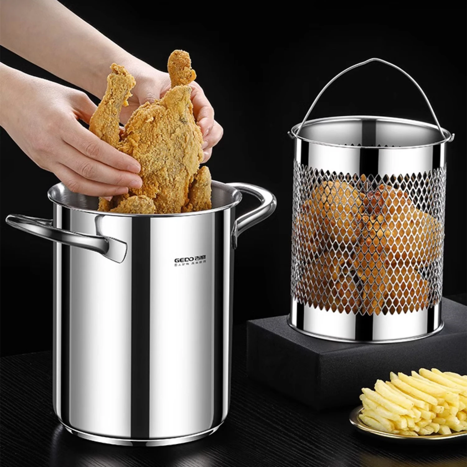 Frytkownica ze stali nierdzewn – Deep Fryer Stainless recenzja i cena