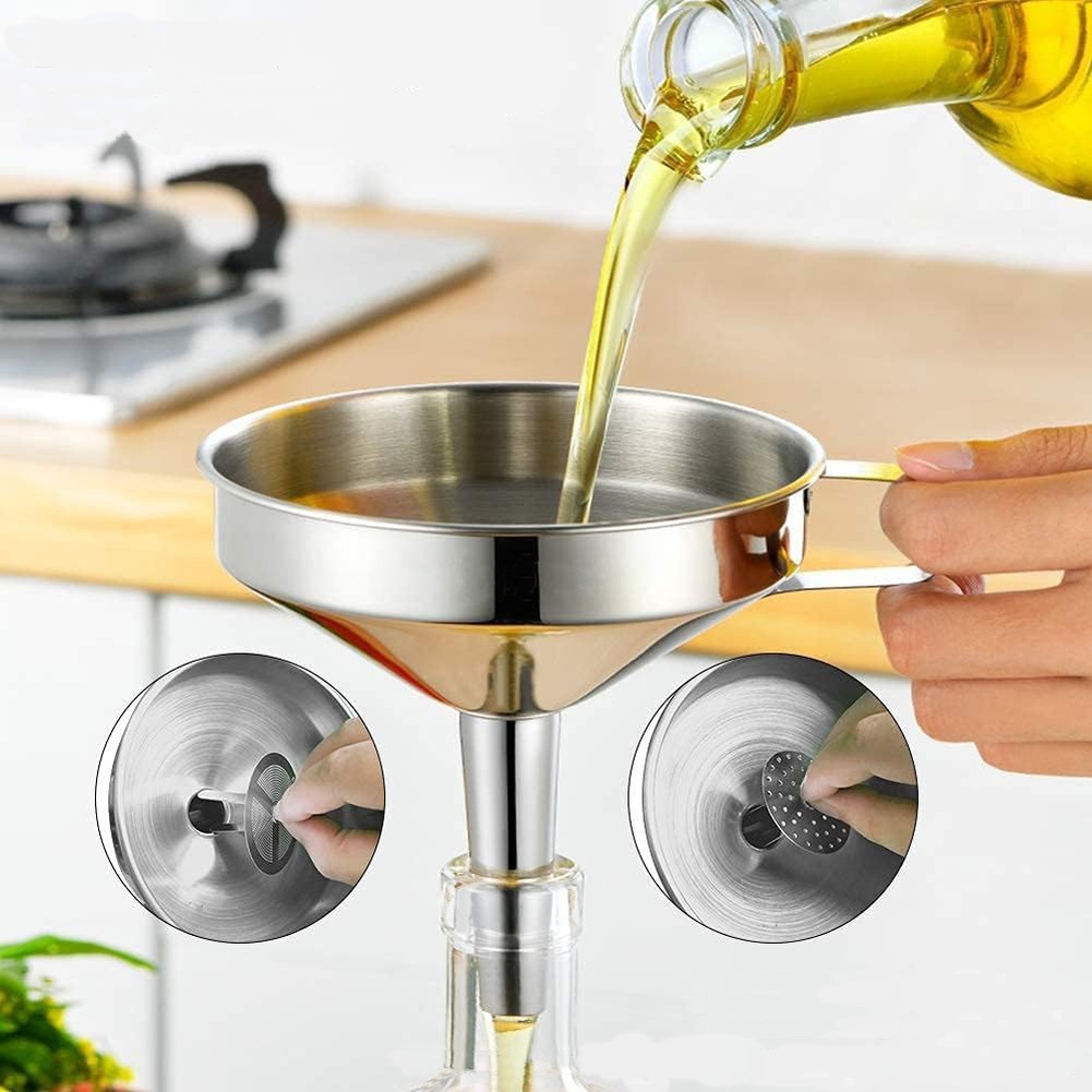 1 szt. Stalowy lejek do oleju  – Kitchen Appliances Packages recenzja i cena