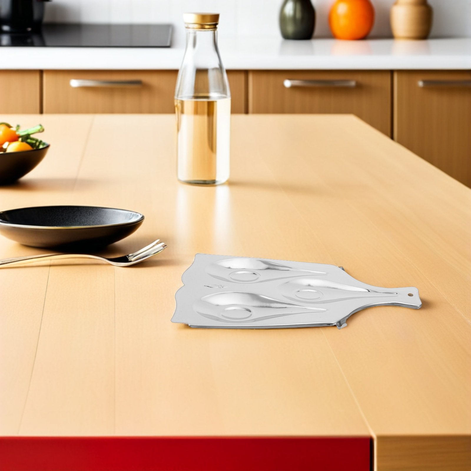 Stal nierdzewna, trzypokojowy  – Kitchen Appliances Shelves recenzja i cena