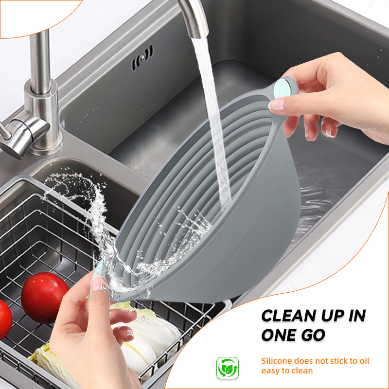 1 szt. Silikonowy składany kos – Kitchen Appliances Packages recenzja i cena