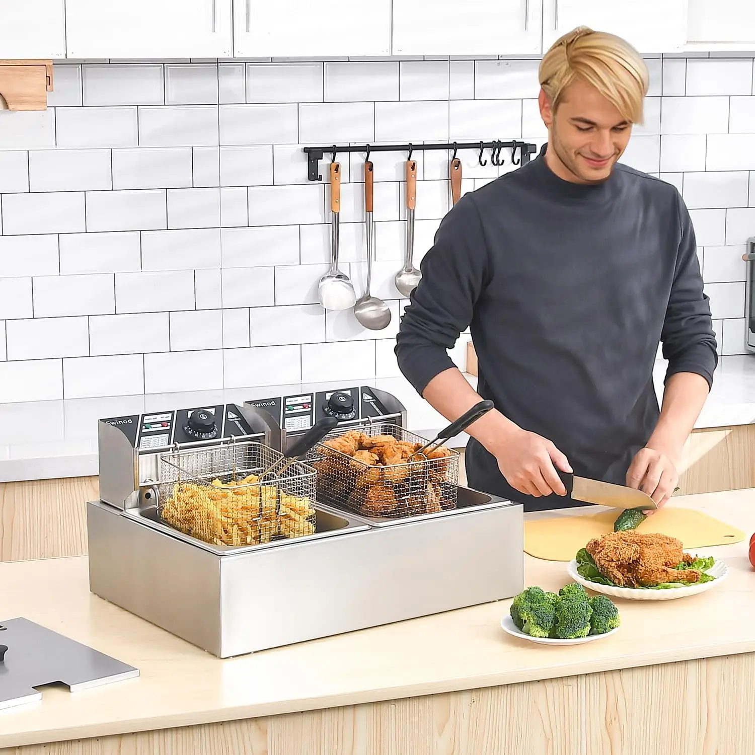 Komercyjna frytkownica z kosza – Deep Fryer Stainless recenzja i cena