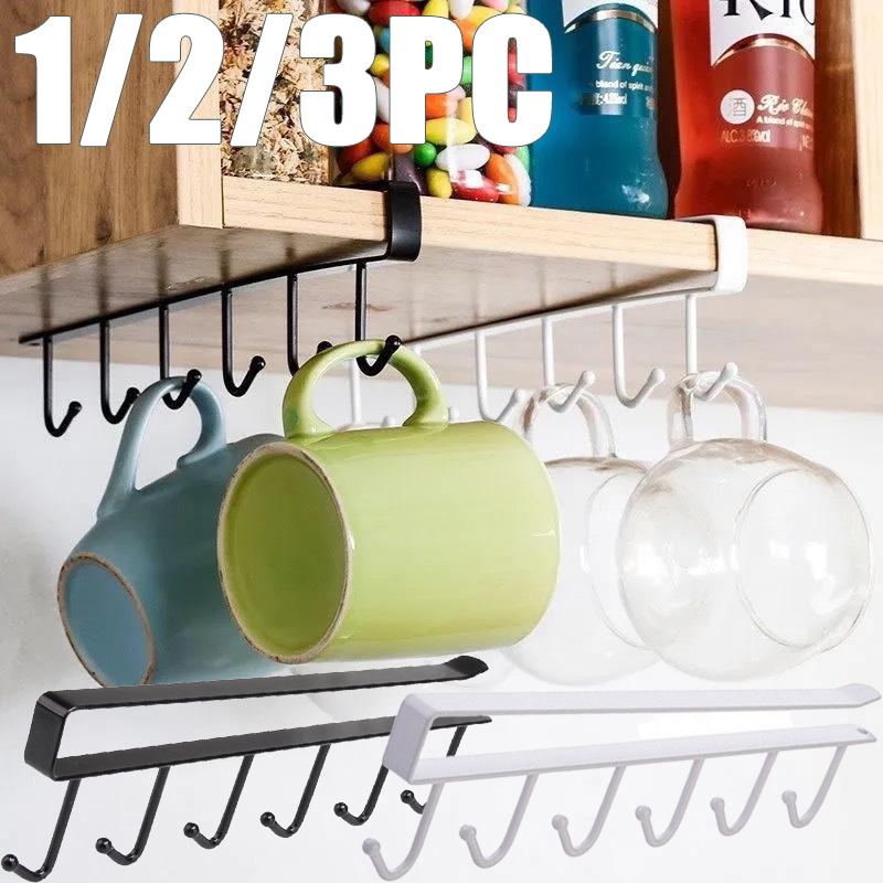 1/2/3 szt. 6 haczyków wieszak  – Kitchen Appliances Shelves recenzja i cena