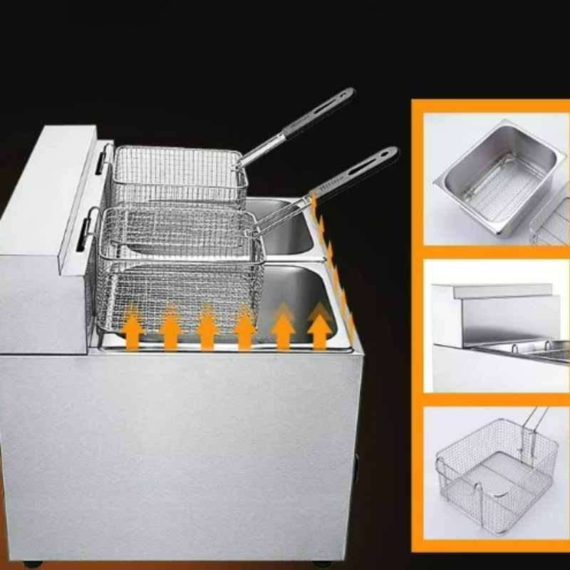 Elektryczna frytownica ze stal – Deep Fryer Stainless recenzja i cena