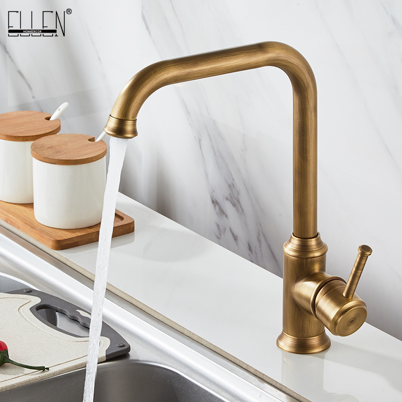 ELLEN Antyczny brąz Kran kuche – Kitchen Appliances White recenzja i cena