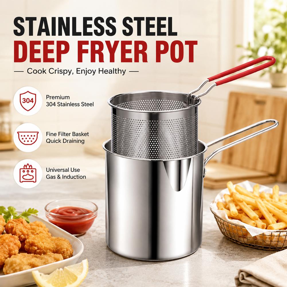 Frytkownica ze stali nierdzewn – Deep Fryer Stainless recenzja i cena