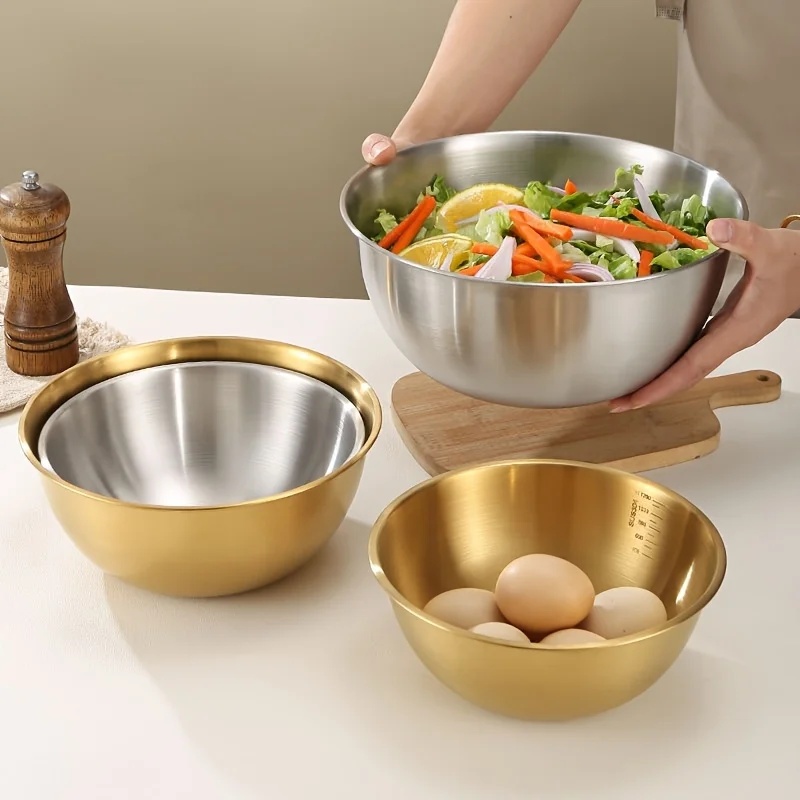 Zestaw 3 misek ze stali nierdz – Kitchen Appliances Packages recenzja i cena